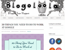 Tablet Screenshot of blogoloola.com